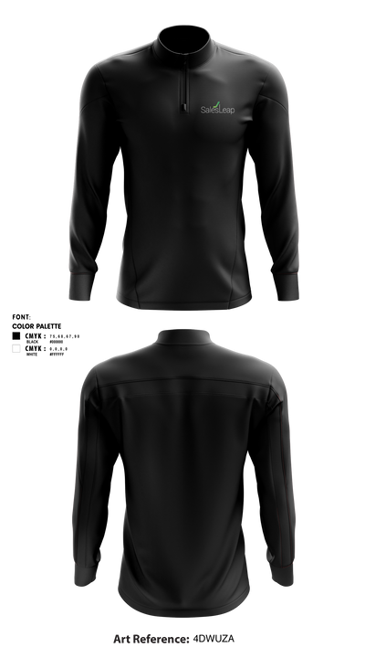 SalesLeapSalesLeap 49960030 Quarter Zip Jacket - 4