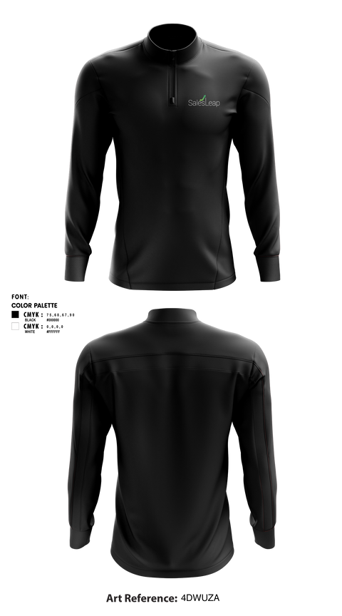 Quarter Zip Jacket, SalesLeap, , Teamtime, Team time, sublimation, custom sports apparel, team uniforms, spirit wear, spiritwear, sports uniforms, custom shirts, team store, custom team store, fundraiser sports, apparel fundraiser