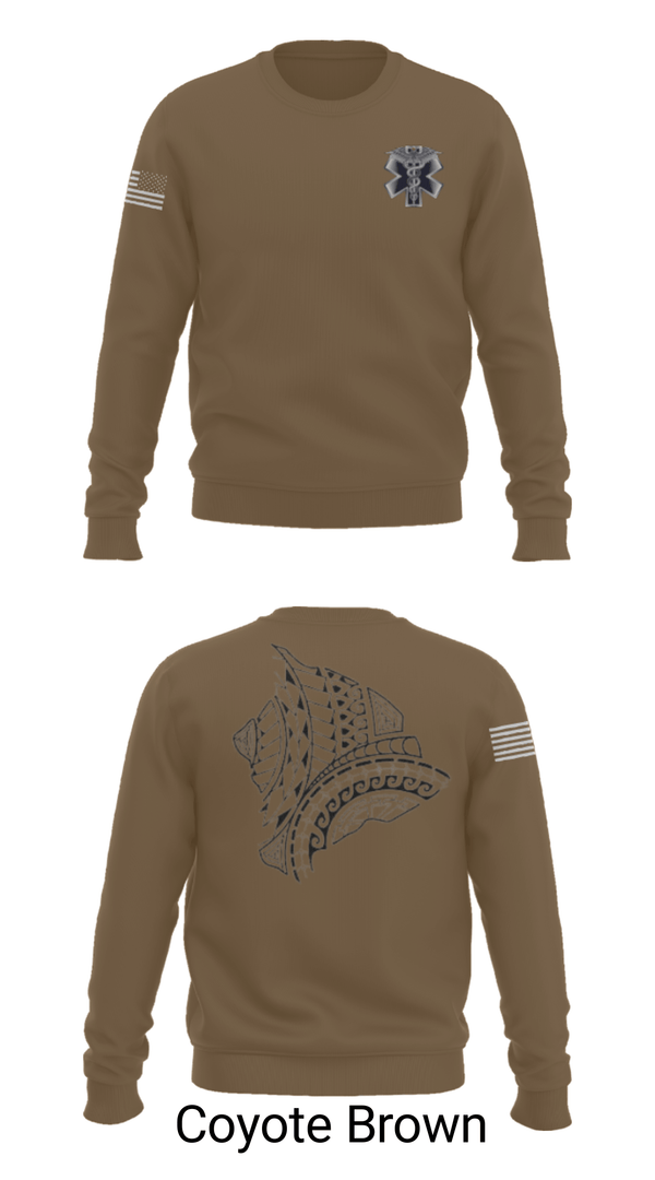 Crew Neck Sweatshirt, MEDICS, National Guard, Teamtime, Team time, sublimation, custom sports apparel, team uniforms, spirit wear, spiritwear, sports uniforms, custom shirts, team store, custom team store, fundraiser sports, apparel fundraiser