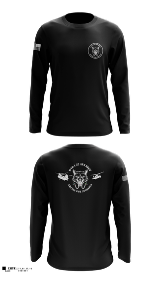 Long Sleeve Performance Shirt, D Co 2-13th AVN REGTD Co 1-52 AVN REGTD Co 1-52 AVN REGT, , Teamtime, Team time, sublimation, custom sports apparel, team uniforms, spirit wear, spiritwear, sports uniforms, custom shirts, team store, custom team store, fundraiser sports, apparel fundraiser