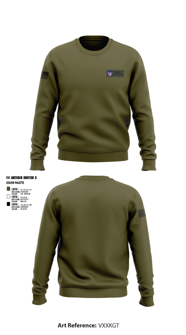 Crew Neck Sweatshirt, NATO Winter Instructor Course, , Teamtime, Team time, sublimation, custom sports apparel, team uniforms, spirit wear, spiritwear, sports uniforms, custom shirts, team store, custom team store, fundraiser sports, apparel fundraiser