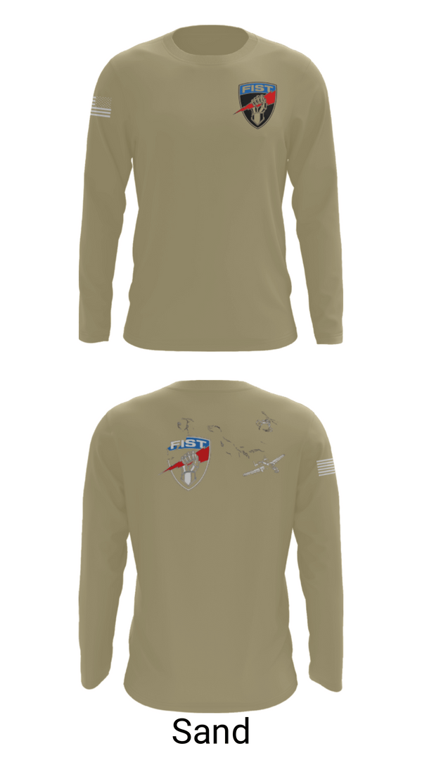 Long Sleeve Performance Shirt, 3-172 FiST, Army, Teamtime, Team time, sublimation, custom sports apparel, team uniforms, spirit wear, spiritwear, sports uniforms, custom shirts, team store, custom team store, fundraiser sports, apparel fundraiser