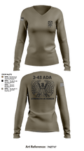 2/43 ADA 6509323 Women's Long Sleeve V-neck Shirt - 108