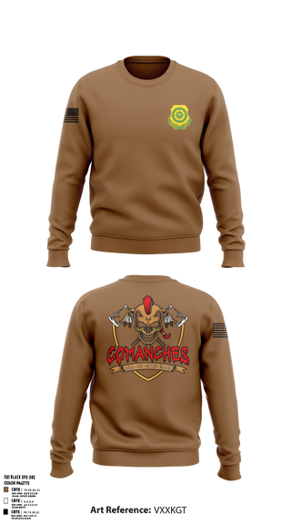Crew Neck Sweatshirt, C Co., 795th MP BN, Army, Teamtime, Team time, sublimation, custom sports apparel, team uniforms, spirit wear, spiritwear, sports uniforms, custom shirts, team store, custom team store, fundraiser sports, apparel fundraiser
