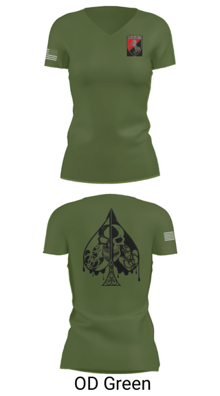 Womens Short Sleeve Vneck Shirt, Dealer Company, 1/11 ACR, Army, Teamtime, Team time, sublimation, custom sports apparel, team uniforms, spirit wear, spiritwear, sports uniforms, custom shirts, team store, custom team store, fundraiser sports, apparel fundraiser