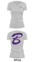 Bottineau High School 26399296 Women's Short Sleeve V-neck Shirt - 7