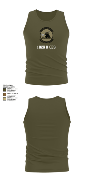 Tank Top, 102nd CES, Air Force, Teamtime, Team time, sublimation, custom sports apparel, team uniforms, spirit wear, spiritwear, sports uniforms, custom shirts, team store, custom team store, fundraiser sports, apparel fundraiser