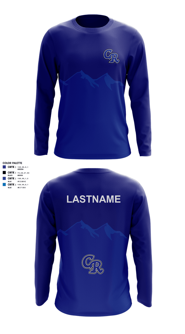 Long Sleeve Performance Shirt, Rocky Top MSTeam Fishman, Spirit Store, Teamtime, Team time, sublimation, custom sports apparel, team uniforms, spirit wear, spiritwear, sports uniforms, custom shirts, team store, custom team store, fundraiser sports, apparel fundraiser
