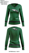 Skutt Catholic High School Cheer 40000435 Women's Long Sleeve V-neck Shirt - 41
