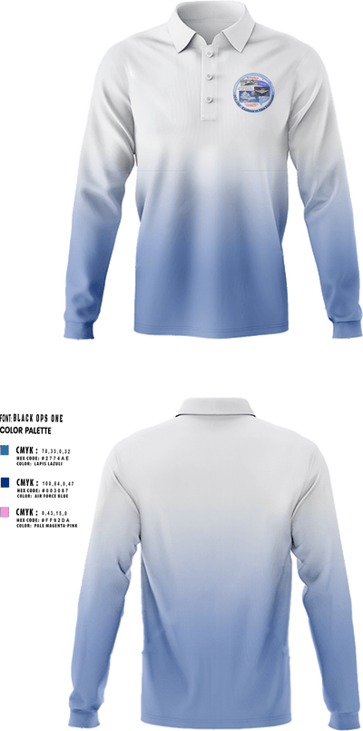 POLARS 40984868 Long Sleeve Performance Polo - 105