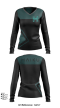 Haiku 38887176 Women's Long Sleeve V-neck Shirt - 123