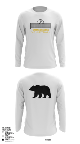 Long Sleeve Performance Shirt, Galena High School Volleyball, Women's Volleyball, Teamtime, Team time, sublimation, custom sports apparel, team uniforms, spirit wear, spiritwear, sports uniforms, custom shirts, team store, custom team store, fundraiser sports, apparel fundraiser