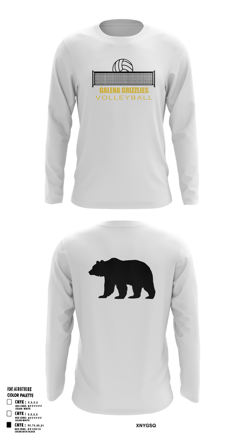 Long Sleeve Performance Shirt, Galena High School Volleyball, Women's Volleyball, Teamtime, Team time, sublimation, custom sports apparel, team uniforms, spirit wear, spiritwear, sports uniforms, custom shirts, team store, custom team store, fundraiser sports, apparel fundraiser