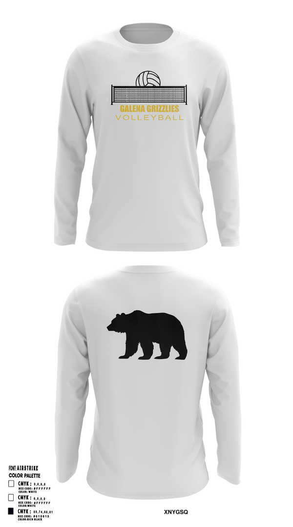 Long Sleeve Performance Shirt, Galena High School Volleyball, Women's Volleyball, Teamtime, Team time, sublimation, custom sports apparel, team uniforms, spirit wear, spiritwear, sports uniforms, custom shirts, team store, custom team store, fundraiser sports, apparel fundraiser