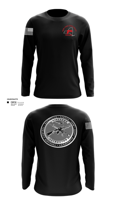 Firearms and Tactics training 60142734 Long Sleeve Performance Shirt - 101