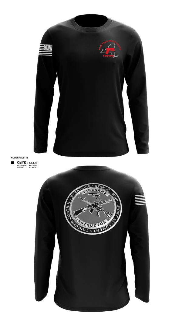 Long Sleeve Performance Shirt, Firearms and Tactics training, Police, Teamtime, Team time, sublimation, custom sports apparel, team uniforms, spirit wear, spiritwear, sports uniforms, custom shirts, team store, custom team store, fundraiser sports, apparel fundraiser