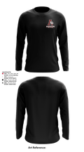 Anniston High School 66349692 Long Sleeve Performance Shirt - 8