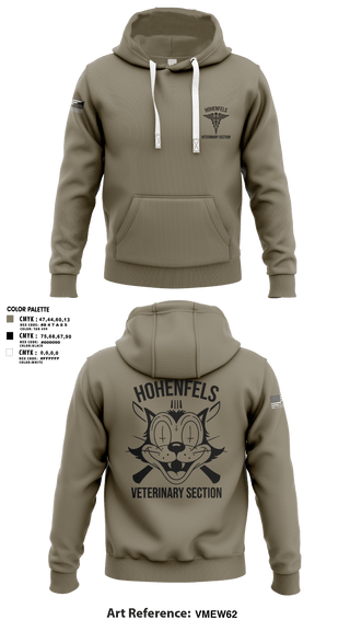 Hoodie, Hohenfels VTFHohenfels Veterinary Section, Army, Teamtime, Team time, sublimation, custom sports apparel, team uniforms, spirit wear, spiritwear, sports uniforms, custom shirts, team store, custom team store, fundraiser sports, apparel fundraiser