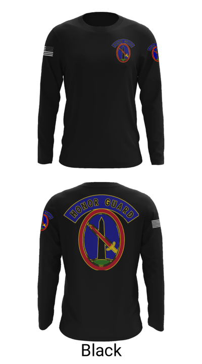 3RD U S Infantry Brigade 54661375 Long Sleeve Performance Shirt - 11
