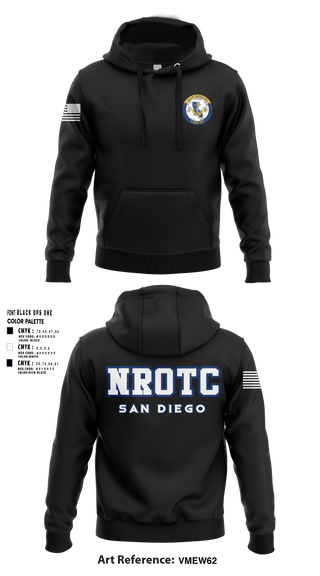 Hoodie, NROTC San Diego, Marines, Teamtime, Team time, sublimation, custom sports apparel, team uniforms, spirit wear, spiritwear, sports uniforms, custom shirts, team store, custom team store, fundraiser sports, apparel fundraiser