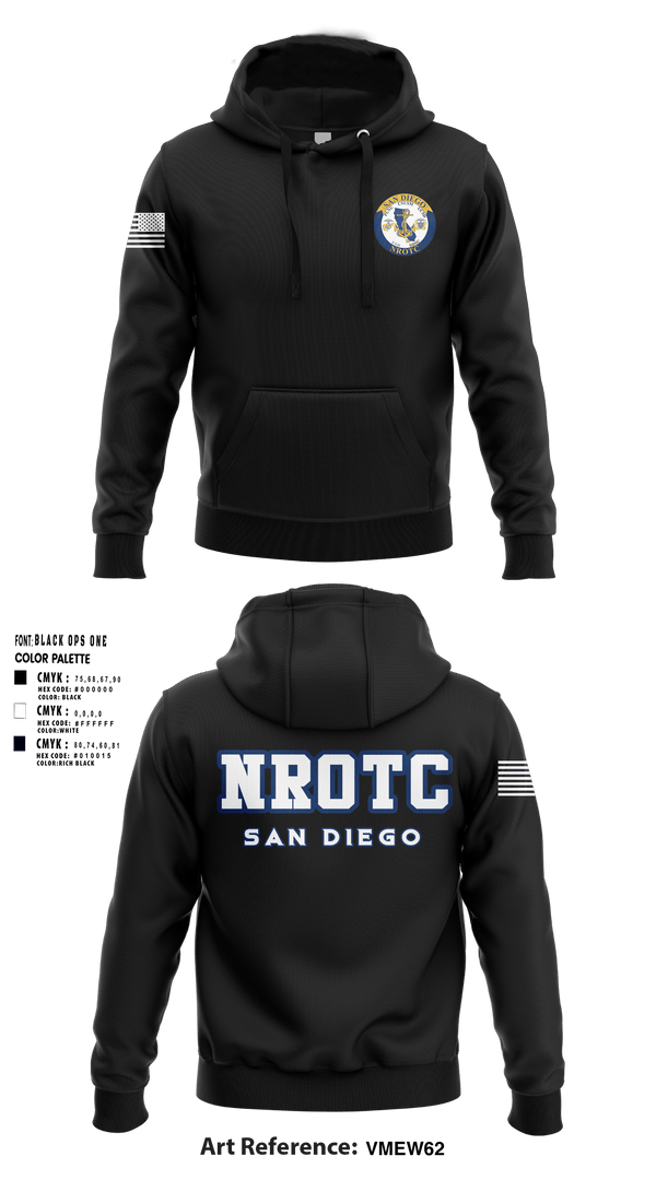 Hoodie, NROTC San Diego, Marines, Teamtime, Team time, sublimation, custom sports apparel, team uniforms, spirit wear, spiritwear, sports uniforms, custom shirts, team store, custom team store, fundraiser sports, apparel fundraiser