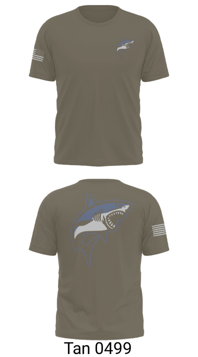 Great white guns 55052076 Short Sleeve Performance Shirt - 76
