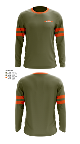 Long Sleeve Performance Shirt, Servpro, , Teamtime, Team time, sublimation, custom sports apparel, team uniforms, spirit wear, spiritwear, sports uniforms, custom shirts, team store, custom team store, fundraiser sports, apparel fundraiser