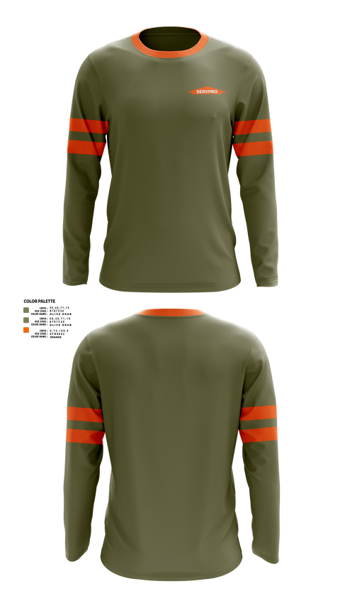 Long Sleeve Performance Shirt, Servpro, , Teamtime, Team time, sublimation, custom sports apparel, team uniforms, spirit wear, spiritwear, sports uniforms, custom shirts, team store, custom team store, fundraiser sports, apparel fundraiser