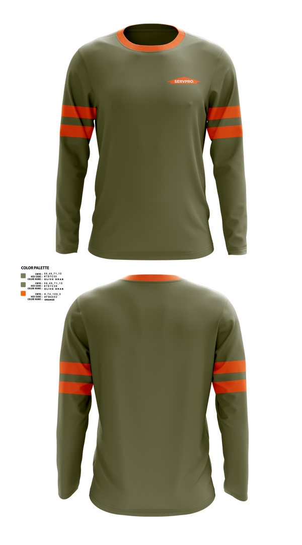 Long Sleeve Performance Shirt, Servpro, , Teamtime, Team time, sublimation, custom sports apparel, team uniforms, spirit wear, spiritwear, sports uniforms, custom shirts, team store, custom team store, fundraiser sports, apparel fundraiser
