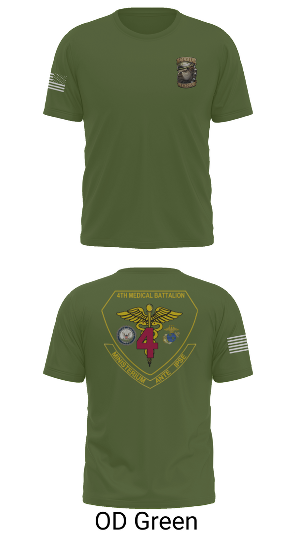 Short Sleeve Performance Shirt, 4th Med Battalion, Marines, Teamtime, Team time, sublimation, custom sports apparel, team uniforms, spirit wear, spiritwear, sports uniforms, custom shirts, team store, custom team store, fundraiser sports, apparel fundraiser