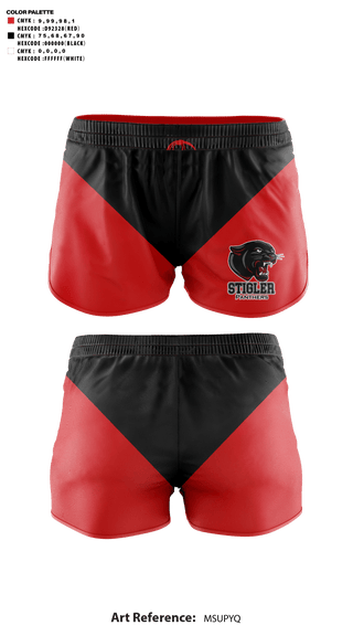 Womens Shorts, Stigler Middle School Cheer, Cheer, Teamtime, Team time, sublimation, custom sports apparel, team uniforms, spirit wear, spiritwear, sports uniforms, custom shirts, team store, custom team store, fundraiser sports, apparel fundraiser