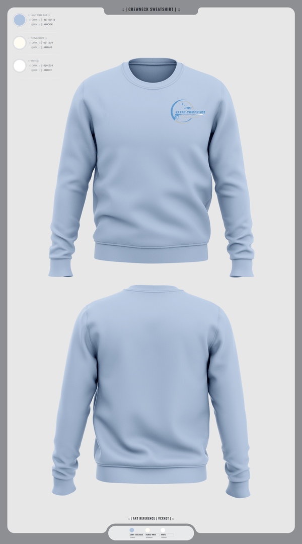 Crew Neck Sweatshirt, Elite Coats 502, , Teamtime, Team time, sublimation, custom sports apparel, team uniforms, spirit wear, spiritwear, sports uniforms, custom shirts, team store, custom team store, fundraiser sports, apparel fundraiser