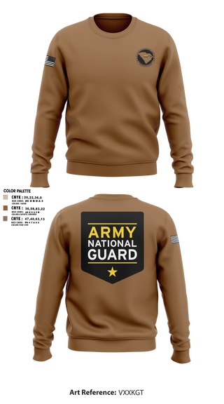 Crew Neck Sweatshirt, , National Guard, Teamtime, Team time, sublimation, custom sports apparel, team uniforms, spirit wear, spiritwear, sports uniforms, custom shirts, team store, custom team store, fundraiser sports, apparel fundraiser