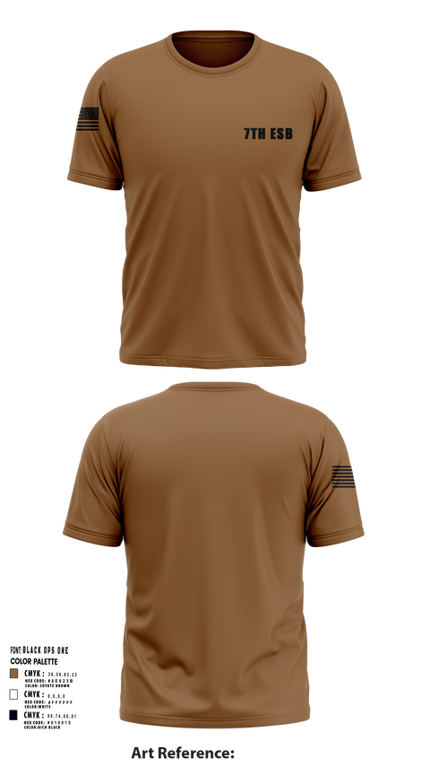 Short Sleeve Performance Shirt, 7th ESB, Marines, Teamtime, Team time, sublimation, custom sports apparel, team uniforms, spirit wear, spiritwear, sports uniforms, custom shirts, team store, custom team store, fundraiser sports, apparel fundraiser