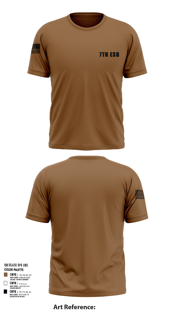 Short Sleeve Performance Shirt, 7th ESB, Marines, Teamtime, Team time, sublimation, custom sports apparel, team uniforms, spirit wear, spiritwear, sports uniforms, custom shirts, team store, custom team store, fundraiser sports, apparel fundraiser