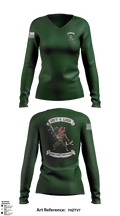MSAU 77161362 Women's Long Sleeve V-neck Shirt -1 1