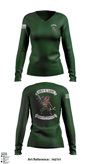 Womens Long Sleeve Vneck Shirt 1, MSAU, Marines, Teamtime, Team time, sublimation, custom sports apparel, team uniforms, spirit wear, spiritwear, sports uniforms, custom shirts, team store, custom team store, fundraiser sports, apparel fundraiser