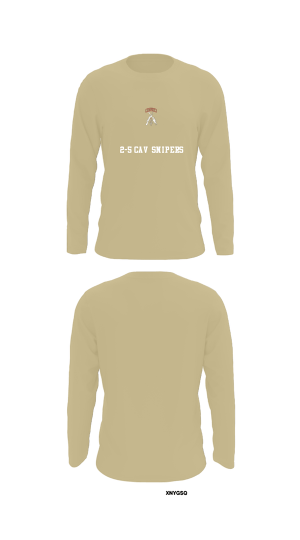 Long Sleeve Performance Shirt, 2-5 CAV Snipers, Army, Teamtime, Team time, sublimation, custom sports apparel, team uniforms, spirit wear, spiritwear, sports uniforms, custom shirts, team store, custom team store, fundraiser sports, apparel fundraiser