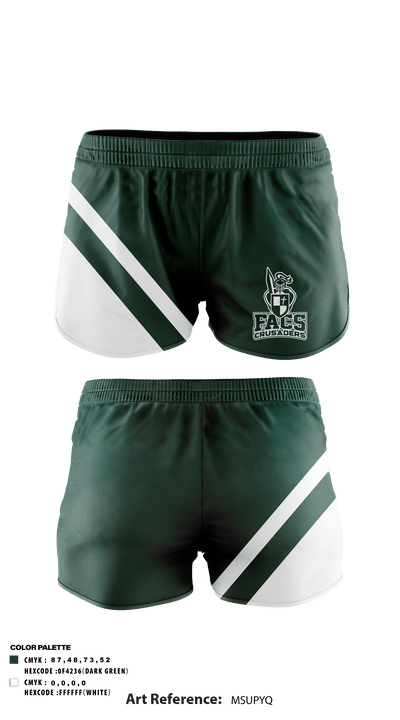 FACS Crusaders 9434947 Track Shorts - 1