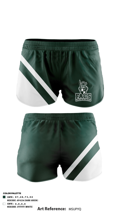Track Shorts, FACS Crusaders, Track & Field, Teamtime, Team time, sublimation, custom sports apparel, team uniforms, spirit wear, spiritwear, sports uniforms, custom shirts, team store, custom team store, fundraiser sports, apparel fundraiser
