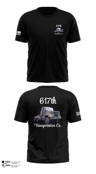 Old School Cotton Feel Shirt, 617th Transportation Company, Army, Teamtime, Team time, sublimation, custom sports apparel, team uniforms, spirit wear, spiritwear, sports uniforms, custom shirts, team store, custom team store, fundraiser sports, apparel fundraiser