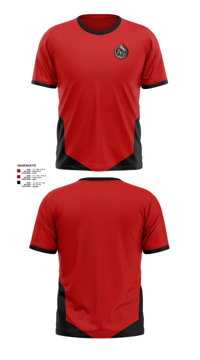 White Shield High School Wrestling 94078383 Short Sleeve Performance Shirt - 1