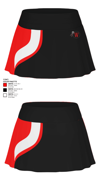 Skort, Waccamaw High School Lacrosse, Women's Lacrosse, Teamtime, Team time, sublimation, custom sports apparel, team uniforms, spirit wear, spiritwear, sports uniforms, custom shirts, team store, custom team store, fundraiser sports, apparel fundraiser
