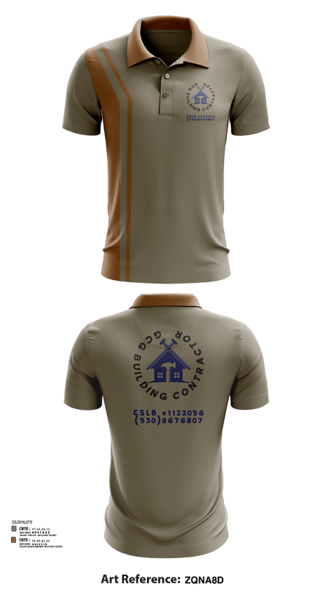 Short Sleeve Performance Polo, GCG BUILDING CONTRACTOR, , Teamtime, Team time, sublimation, custom sports apparel, team uniforms, spirit wear, spiritwear, sports uniforms, custom shirts, team store, custom team store, fundraiser sports, apparel fundraiser