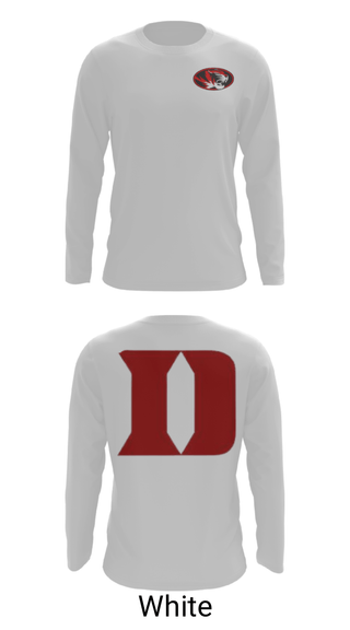 Long Sleeve Performance Shirt, Duke High School Golf, Golf, Teamtime, Team time, sublimation, custom sports apparel, team uniforms, spirit wear, spiritwear, sports uniforms, custom shirts, team store, custom team store, fundraiser sports, apparel fundraiser