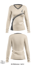 Medina’s cleaning services 68179867 Women's Long Sleeve V-neck Shirt - 102