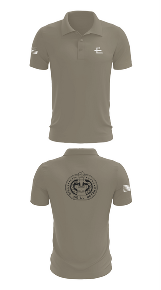 Short Sleeve Performance Polo, E/701, Army, Teamtime, Team time, sublimation, custom sports apparel, team uniforms, spirit wear, spiritwear, sports uniforms, custom shirts, team store, custom team store, fundraiser sports, apparel fundraiser