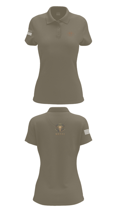 Ranch MH701 27250348 Women's Short Sleeve Performance Polo  - 34