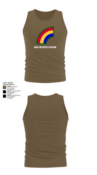 Tank Top, 42ND Infantry Division, Army, Teamtime, Team time, sublimation, custom sports apparel, team uniforms, spirit wear, spiritwear, sports uniforms, custom shirts, team store, custom team store, fundraiser sports, apparel fundraiser