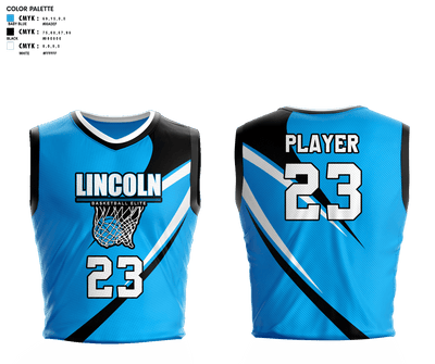 Lincoln Basketball Elite 18971847 Womens Reversible Basketball Jersey - 1